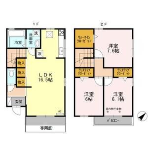 3LDK 間取り図