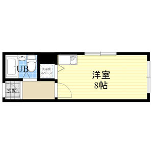 ワンルーム 間取り図