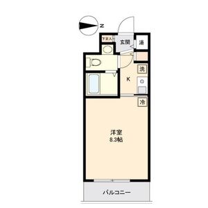 ワンルーム 間取り図