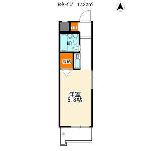 ワンルーム 間取り図