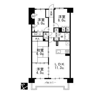 4LDK 間取り図