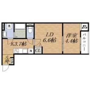 2K 間取り図