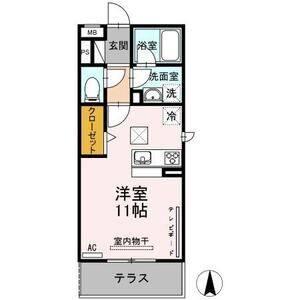 ワンルーム 間取り図