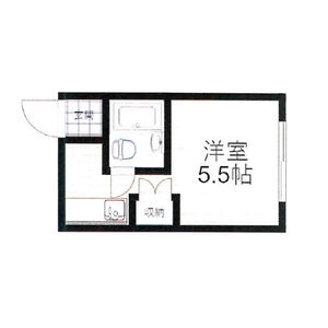 ワンルーム 間取り図