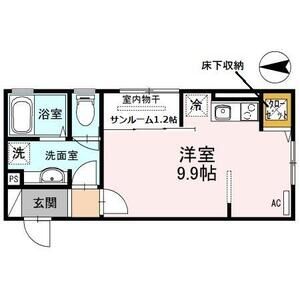 ワンルーム 間取り図