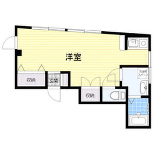 ワンルーム 間取り図