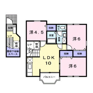 3LDK 間取り図