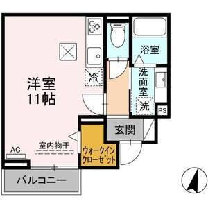 ワンルーム 間取り図