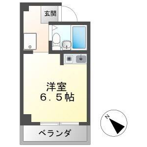 ワンルーム 間取り図
