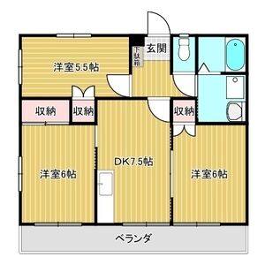 3LDK 間取り図