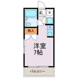 ワンルーム 間取り図