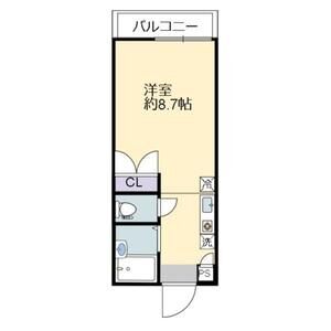 ワンルーム 間取り図
