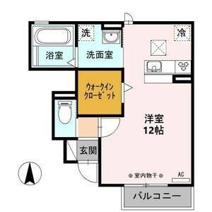 ワンルーム 間取り図