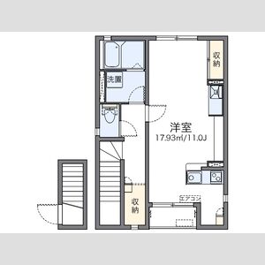 ワンルーム 間取り図