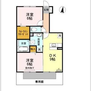 2DK 間取り図