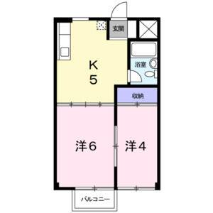2K 間取り図
