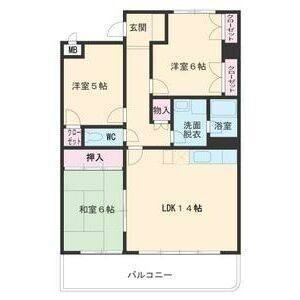 3LDK 間取り図