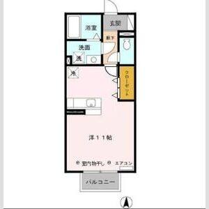 ワンルーム 間取り図