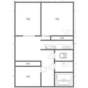 3LDK 間取り図