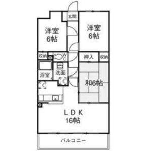 3LDK 間取り図