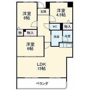 3LDK 間取り図