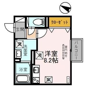 ワンルーム 間取り図
