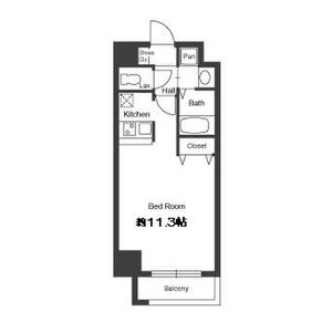 ワンルーム 間取り図