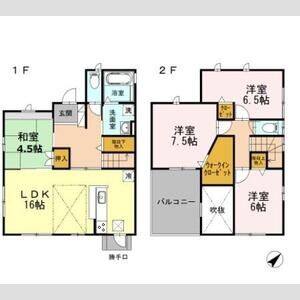 4LDK 間取り図