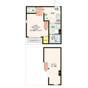 ワンルーム 間取り図