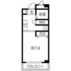 ワンルーム 間取り図