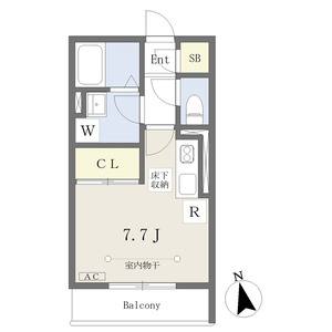 ワンルーム 間取り図