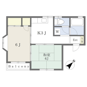 2K 間取り図