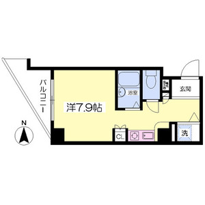 ワンルーム 間取り図