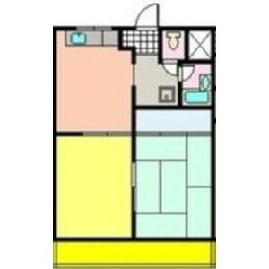 2DK 間取り図