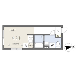 ワンルーム 間取り図