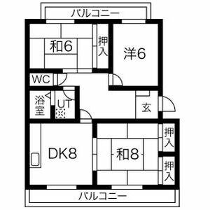 3LDK 間取り図