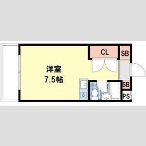 ワンルーム 間取り図