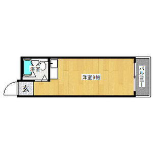 ワンルーム 間取り図