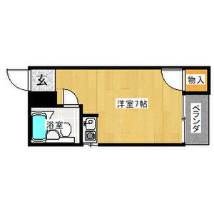 ワンルーム 間取り図