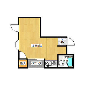 ワンルーム 間取り図