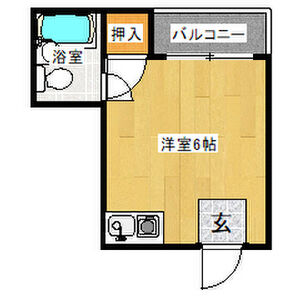ワンルーム 間取り図