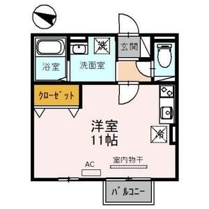 ワンルーム 間取り図