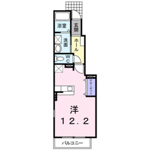 ワンルーム 間取り図