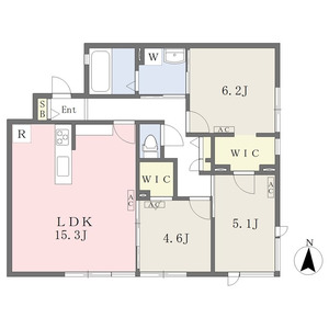 3LDK 間取り図