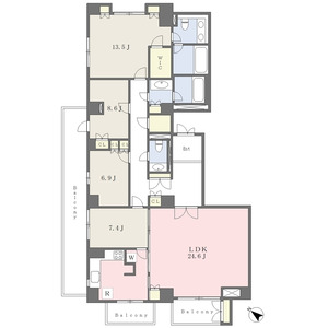 4LDK 間取り図