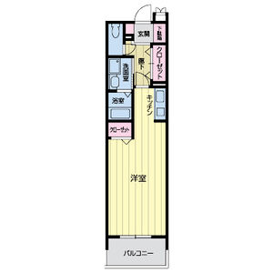 ワンルーム 間取り図