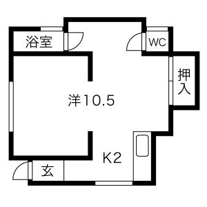 2K 間取り図