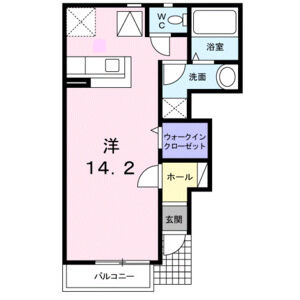 ワンルーム 間取り図