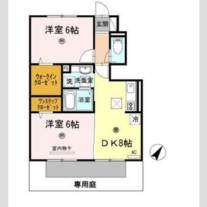 2DK 間取り図