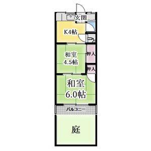 2K 間取り図
